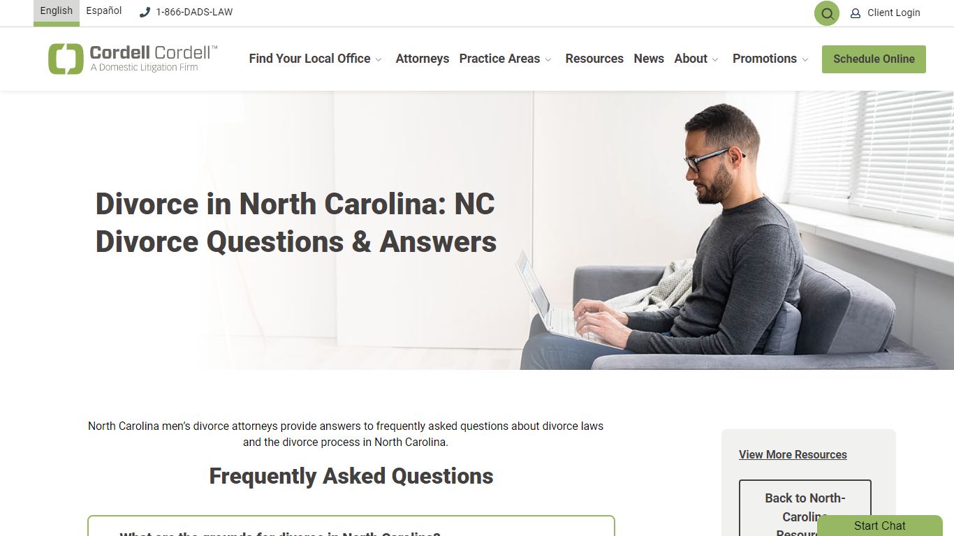 Divorce in North Carolina: NC Divorce Questions & Answers